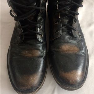 Bed Stu BLACK handwash Distressed boots 8.5